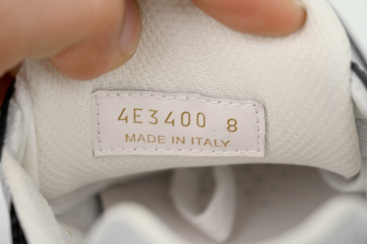 Prada Sneakers Black Gray With Black Shoelaces