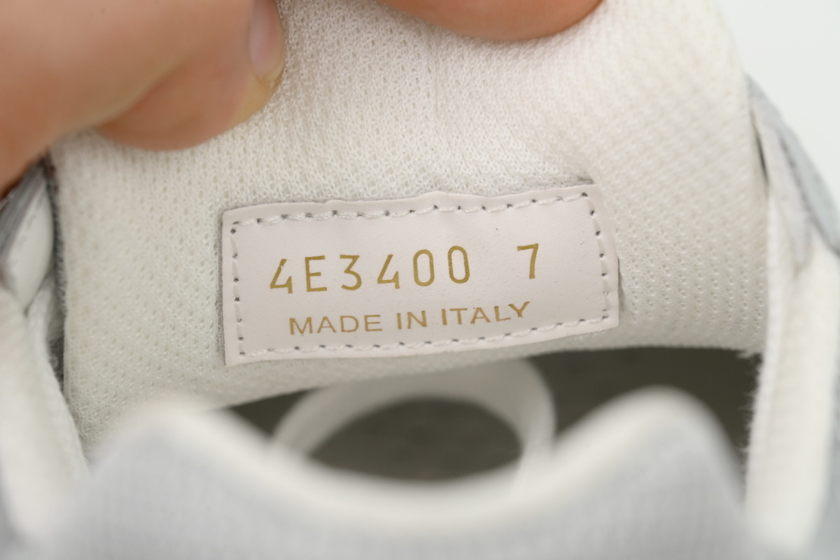 Prada Sneakers Patent Grey White