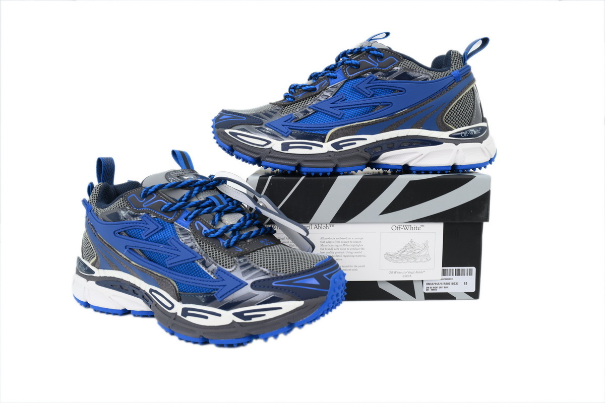 Off-White Be Right Back Grayish Blue OMIA295F24 FAB00 10037