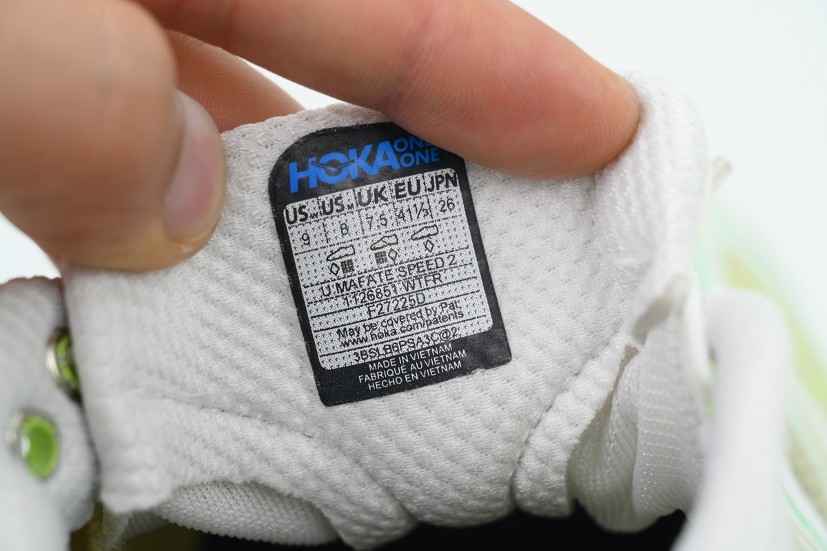 Hoka Mafate Speed 2 White Fresh Cut Grass 1126851-WTFR