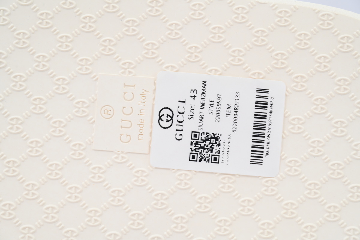 Gucci Bottom Flower Rice White