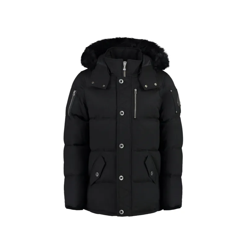  Moose Knuckles 3Q Fur Hood Parka Black