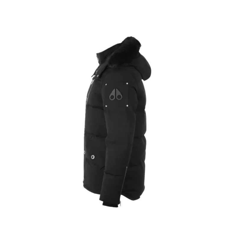 Moose Knuckles 3Q Fur Hood Parka Black