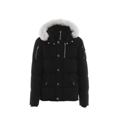  Moose Knuckles Original 3Q Fur Black（NFC） 01