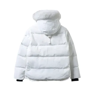  Moose Knuckles Women's Shearling 3Q Jacket White 02
