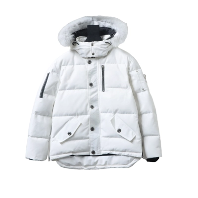 Moose Knuckles Men's Shearling 3Q Jacket White 01