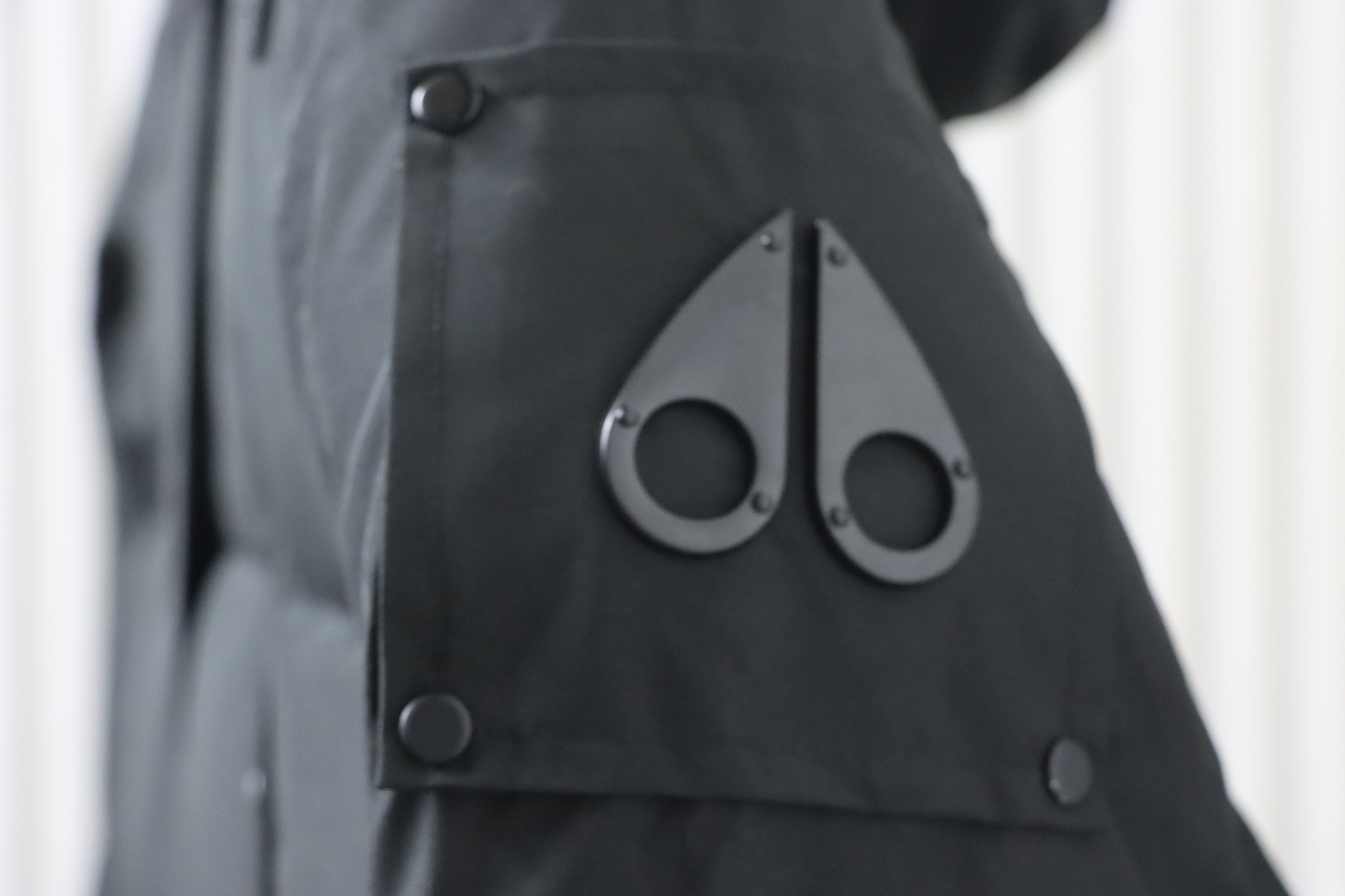 Moose Knuckles Onyx Shearling Big Rider Parka Black