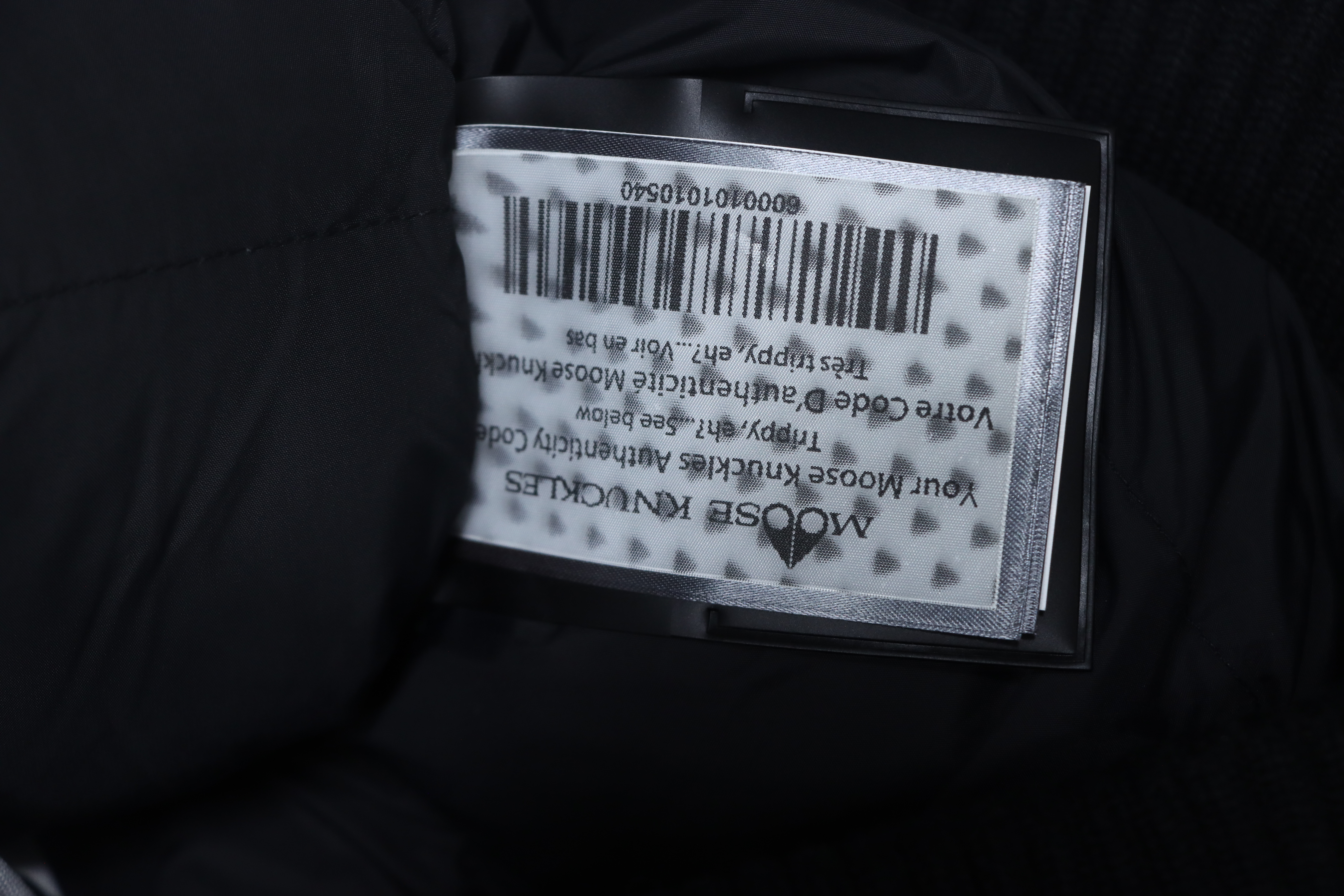 Moose Knuckles Women's Debbie Shearling Bomber Jacket White With A Pom-Pom