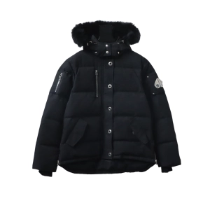 Moose Knuckles Women's Shearling 3Q Jacket Black