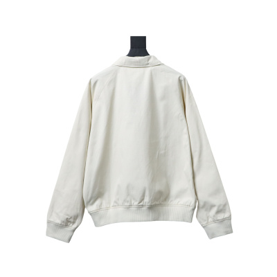 Dior CD Love Embroidered Cropped Jacket White 02