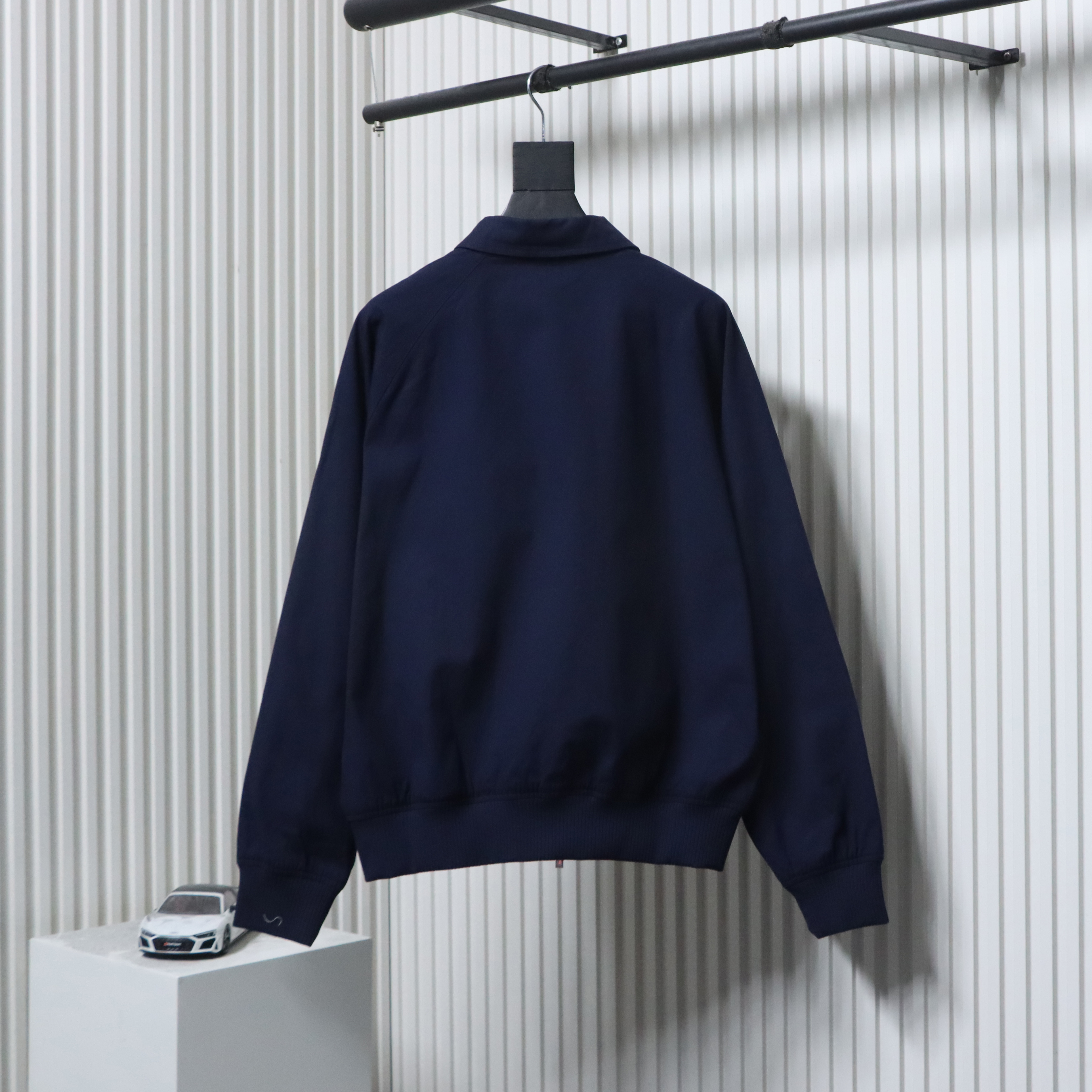 Dior CD Love Embroidered Cropped Jacket Navy