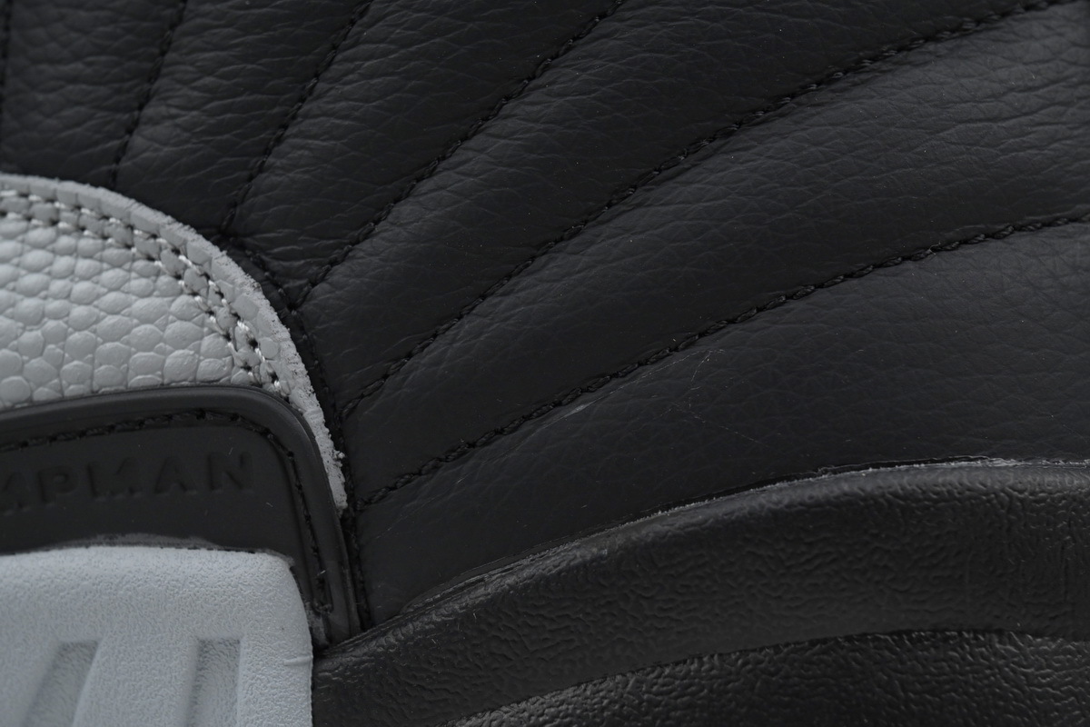 Top Version Air Jordan 12 Retro Black and wolf Grey CT8013-010