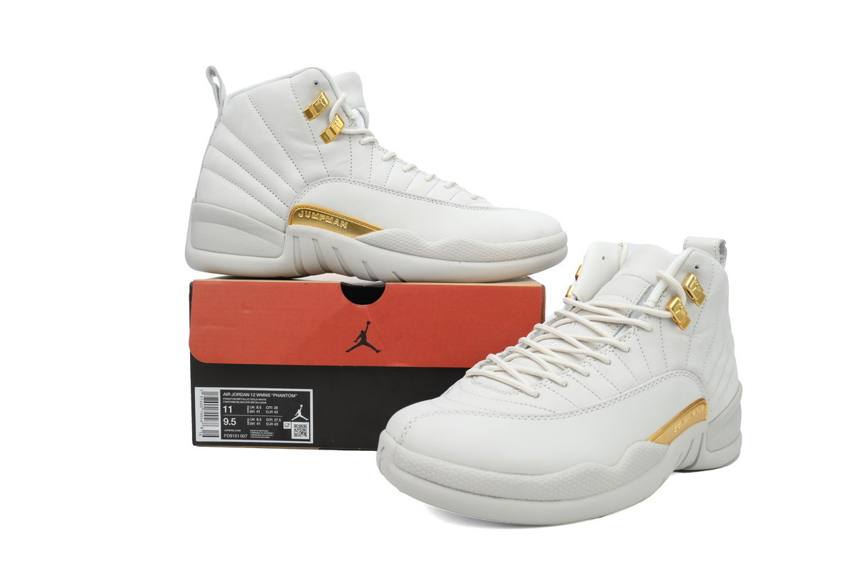 Top Version Air Jordan 12 Retro Phantom FD9101-007