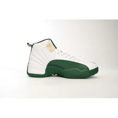 Top Version Air Jordan 12 White Green 136001-063 02