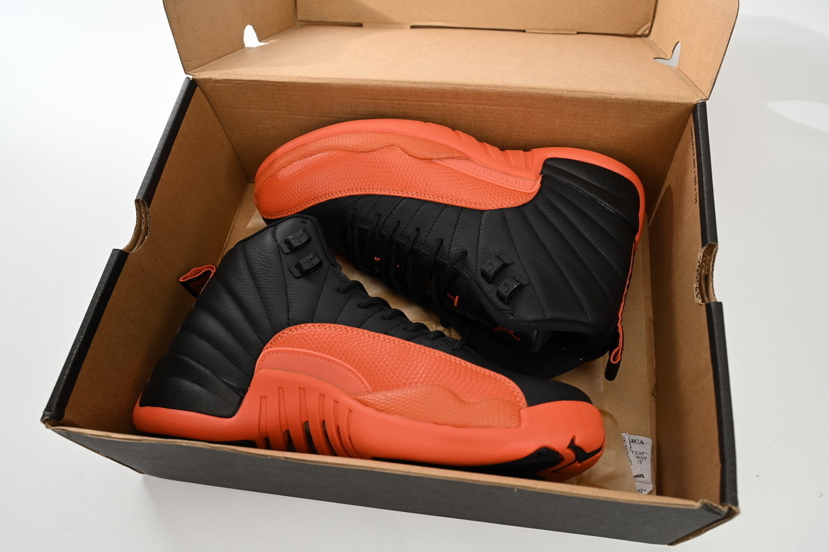 Top Version Air Jordan 12 WMNS Brilliant Orange FD9101-081