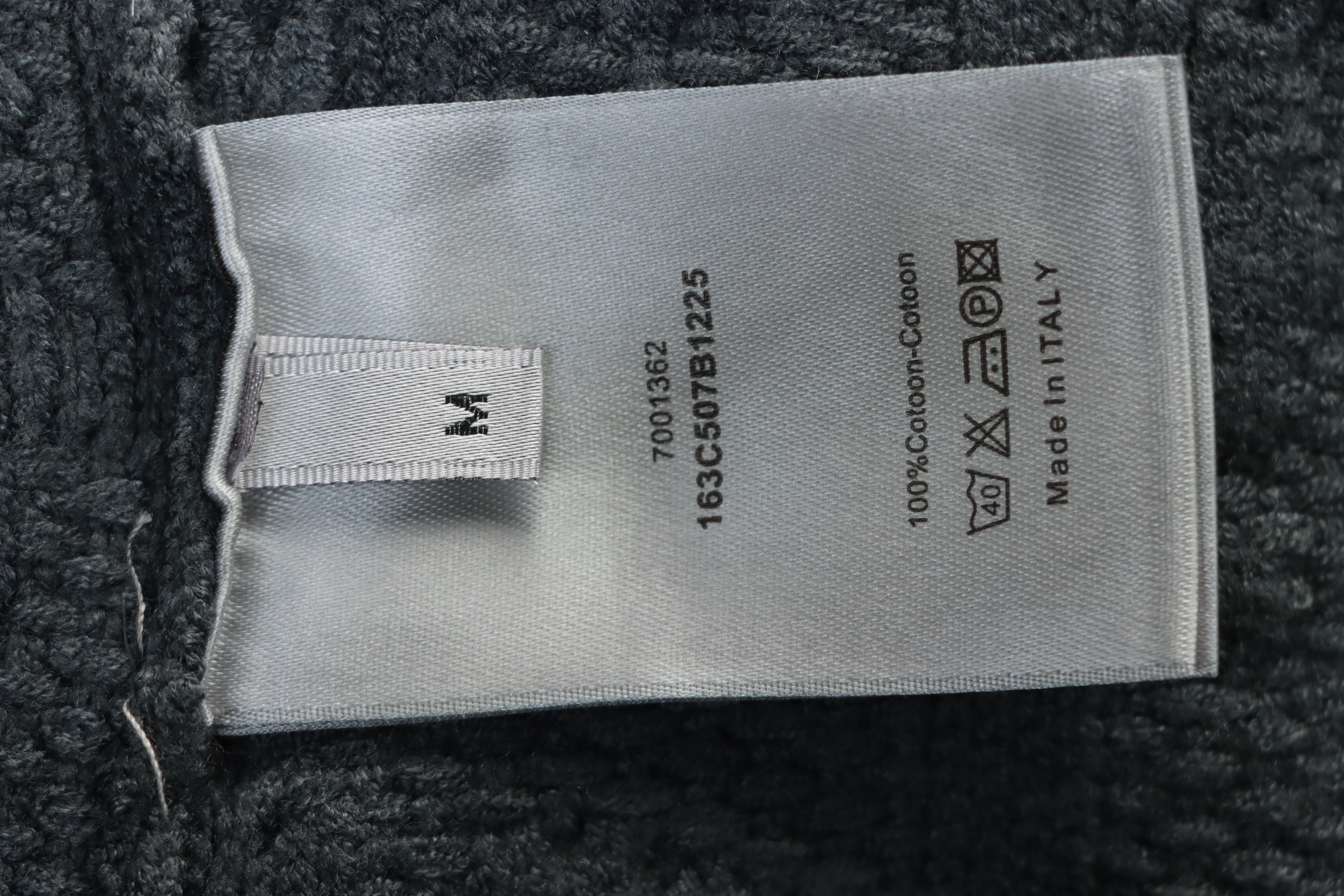 Dior CD2025ss Full Print Embroidered Knitted Sweater Grey