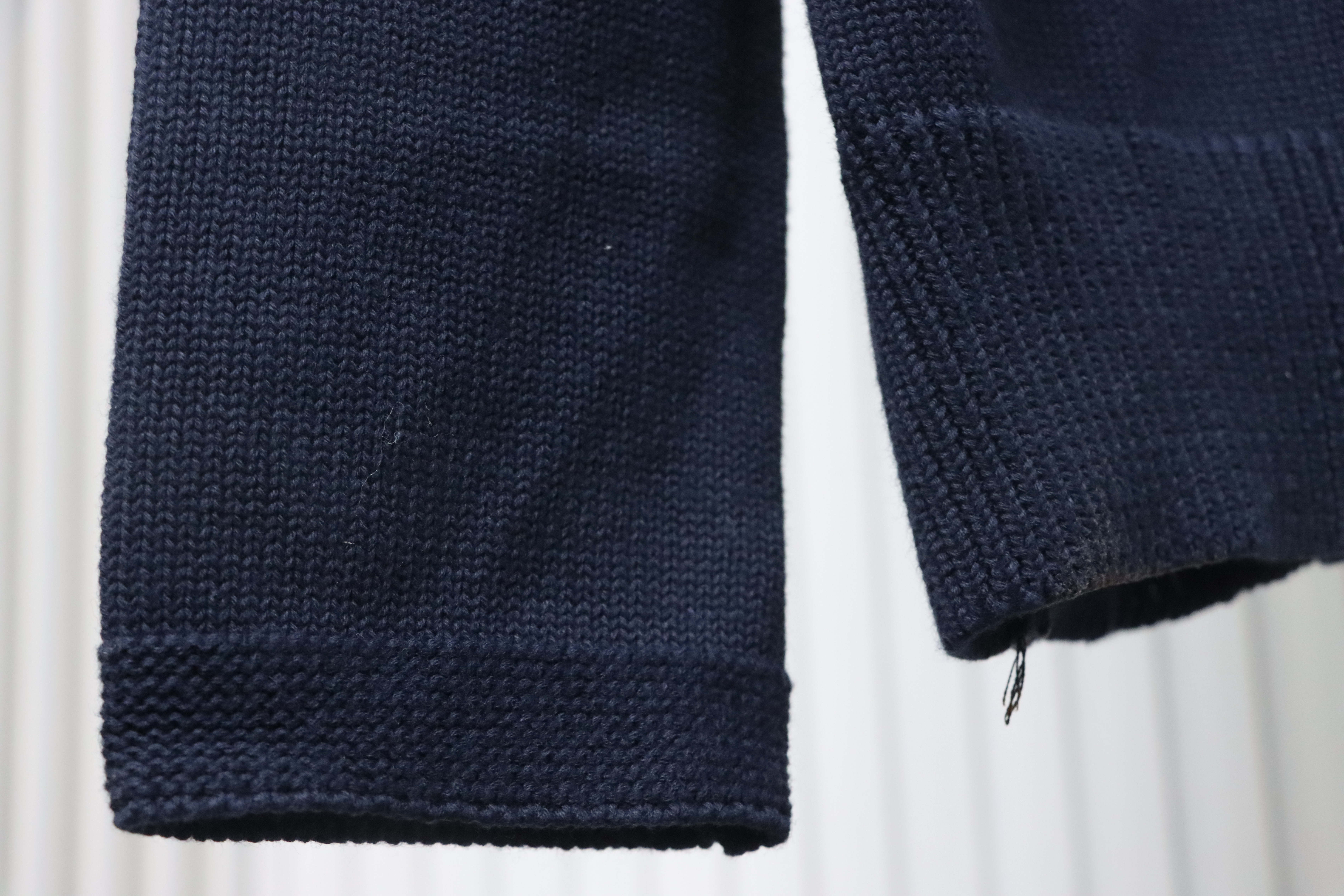 Dior CD 25ss Signature Embroidered Knit Crewneck Sweater Navy