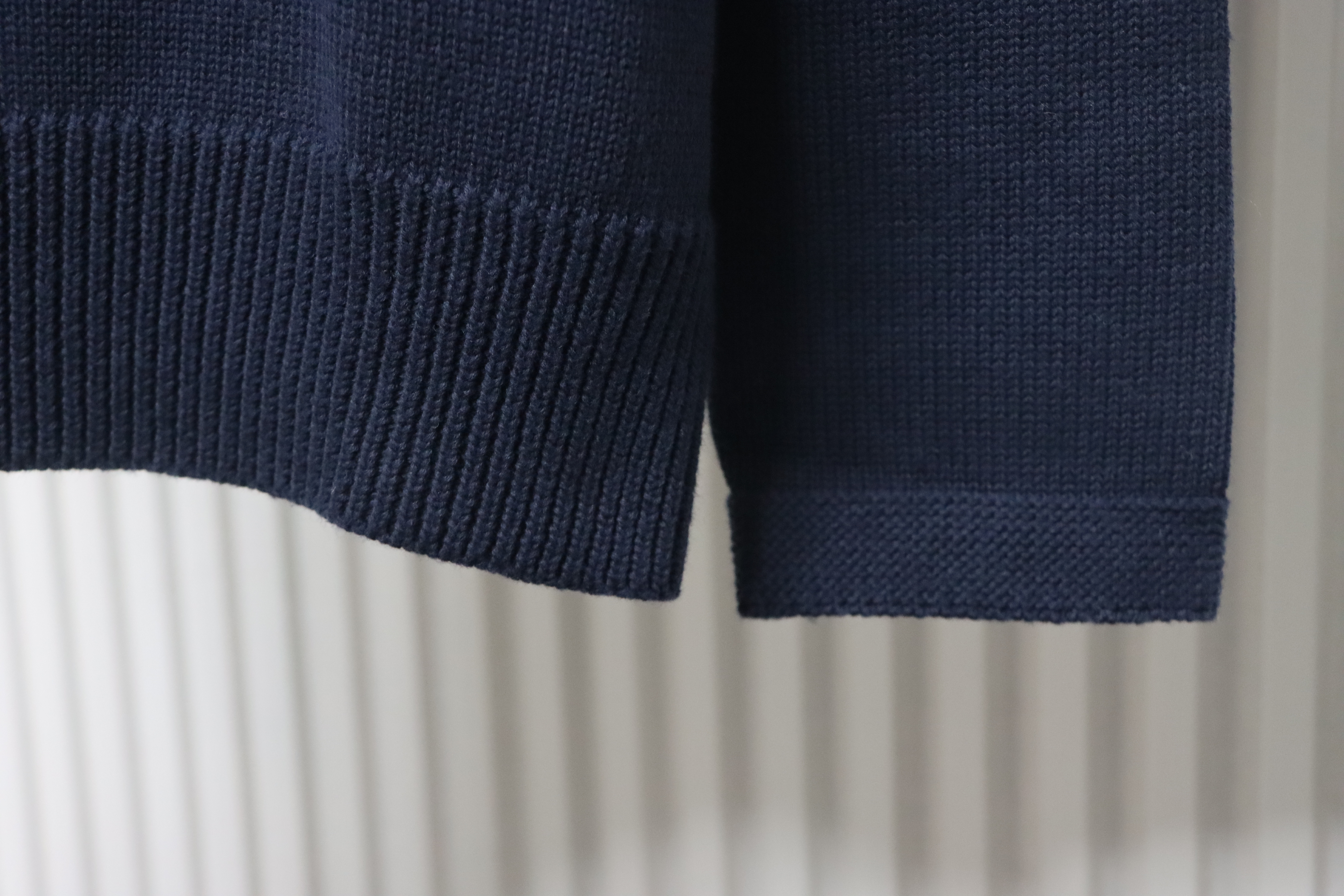 Dior CD 25ss Signature Embroidered Knit Crewneck Sweater Navy