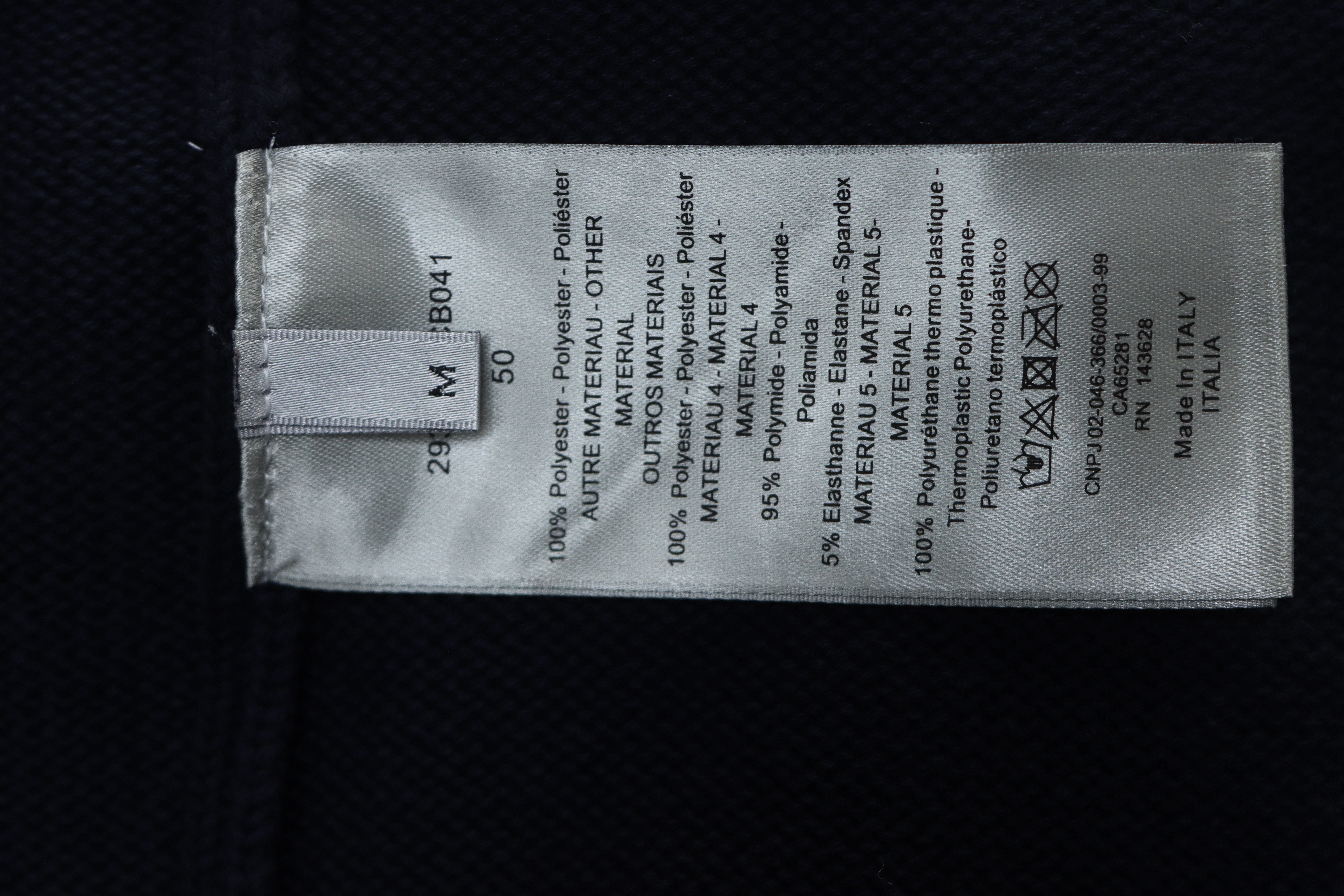 Dior CD 25ss Signature Embroidered Knit Crewneck Sweater Navy