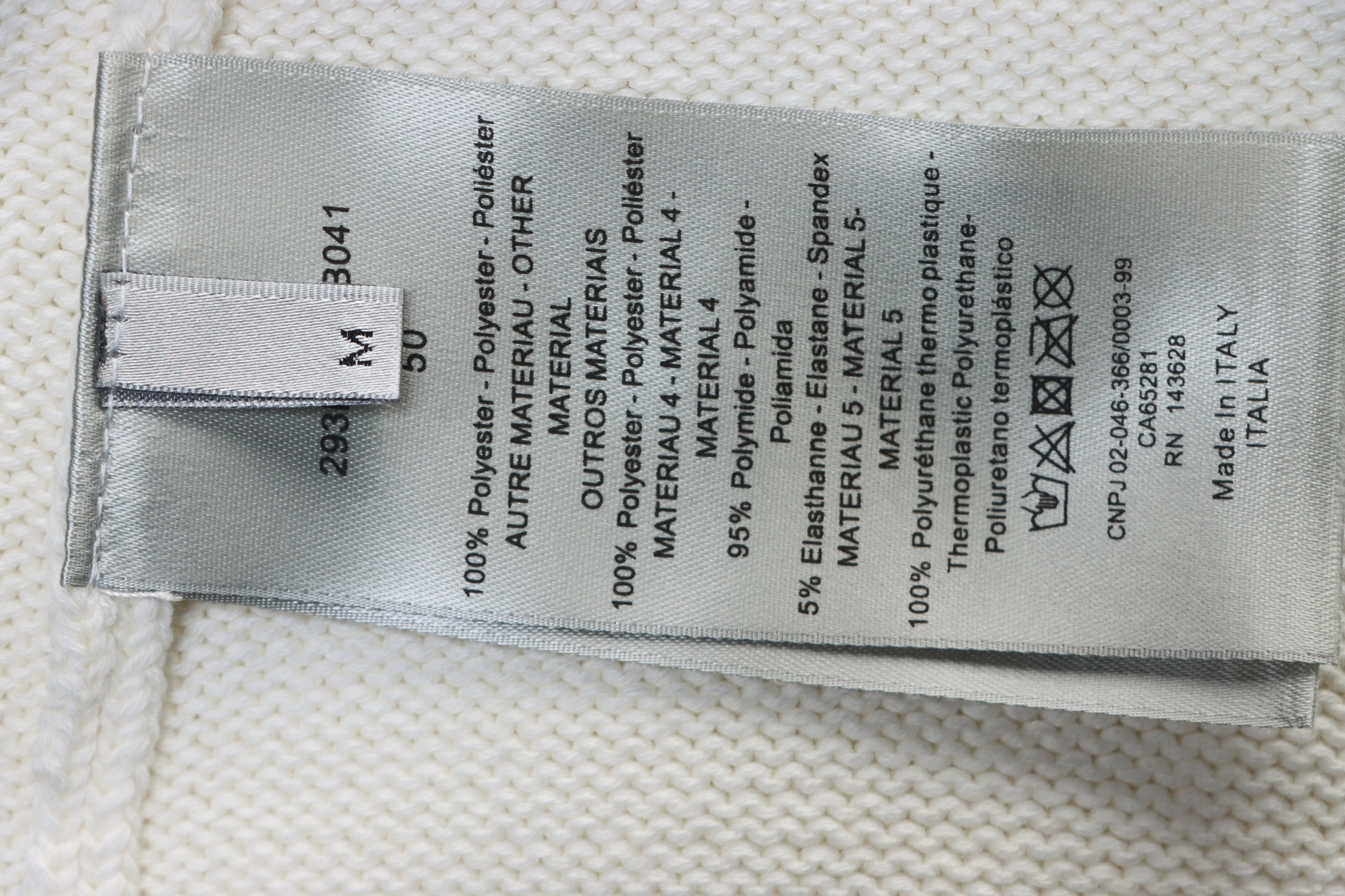 Dior CD 25ss Signature Embroidered Knit Crewneck Sweater White