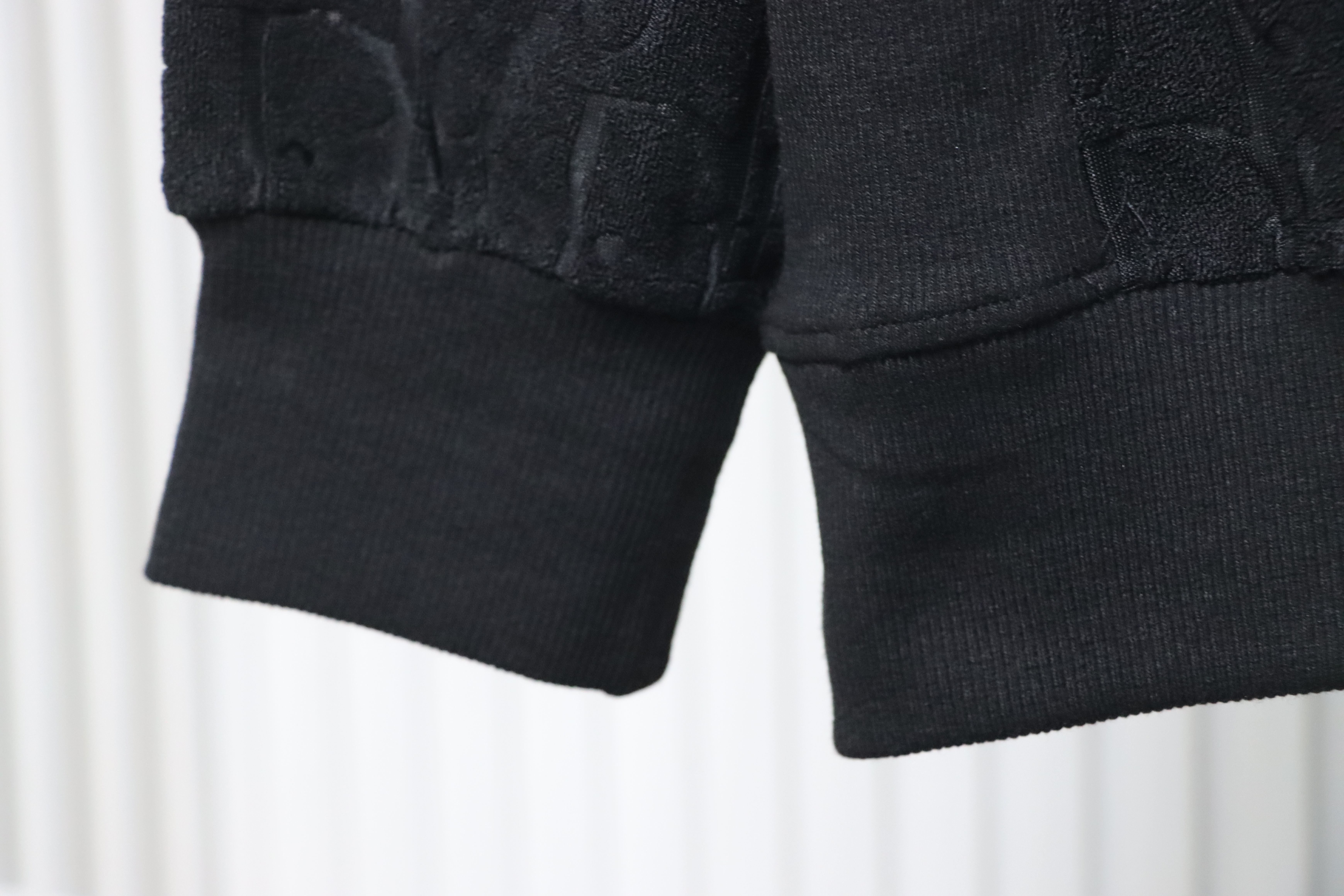 Dior Classic All-over Print Towel Embroidered Hoodie Black