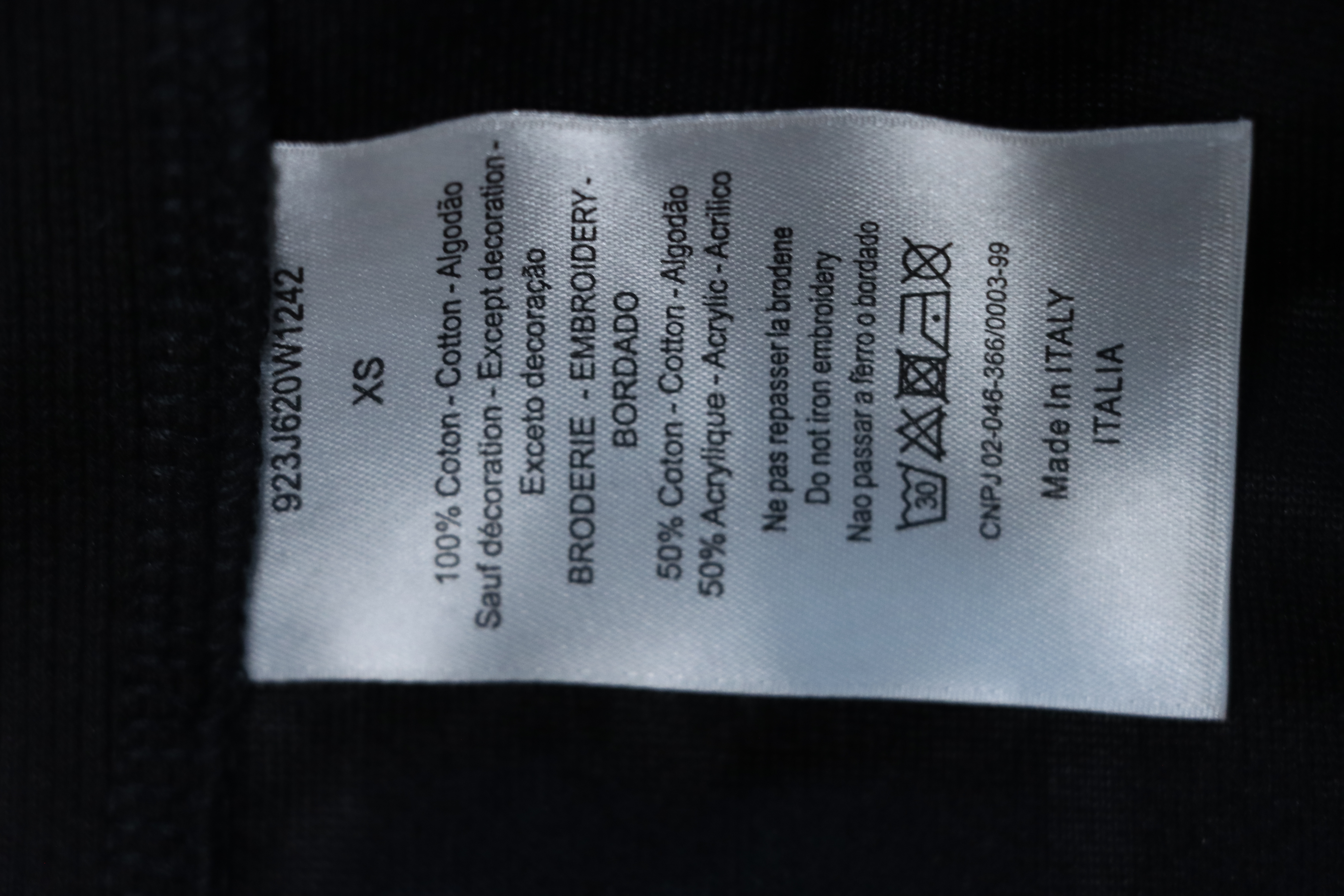 Dior Classic All-over Print Towel Embroidered Hoodie Black