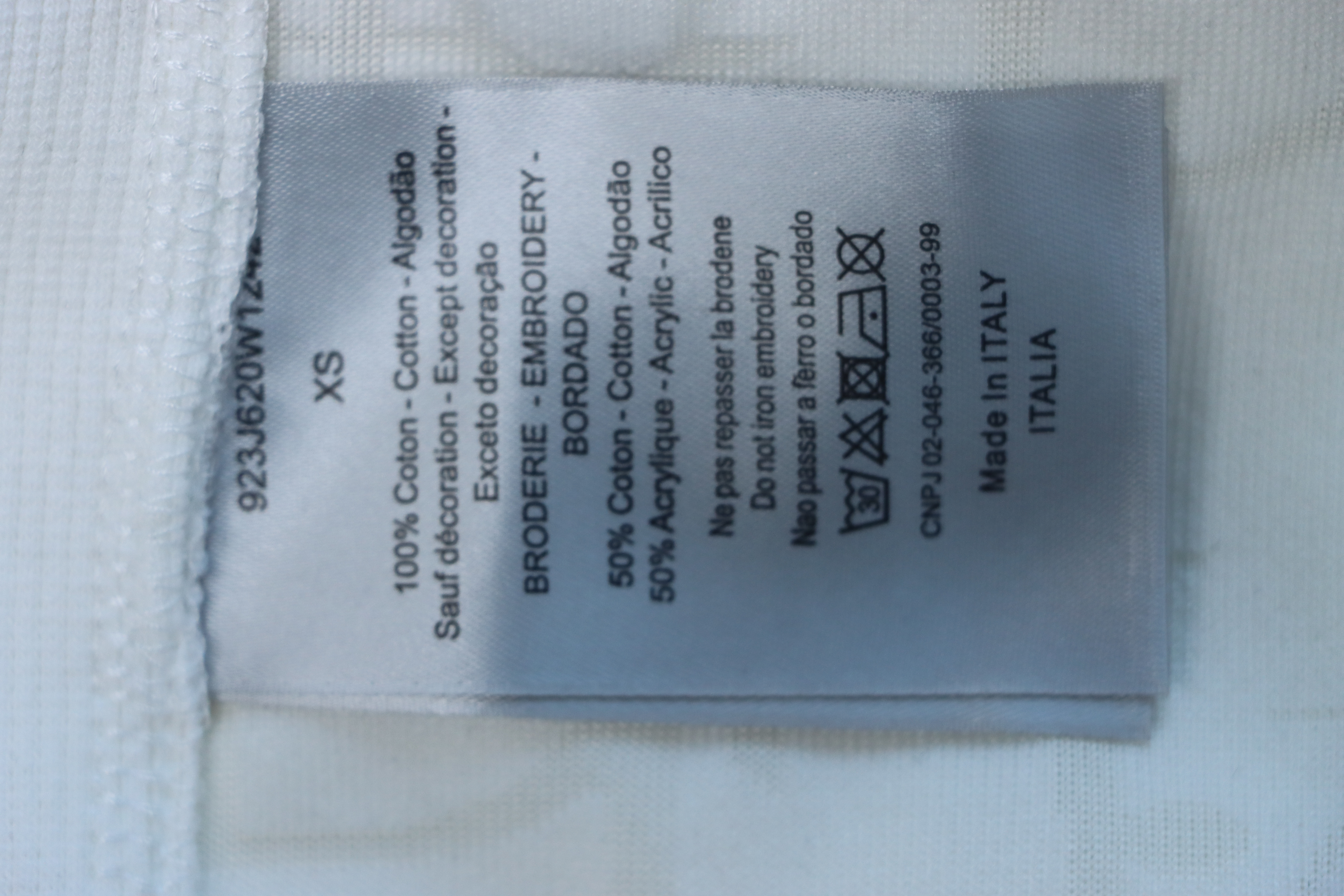 Dior Classic All-over Print Towel Embroidered Hoodie White