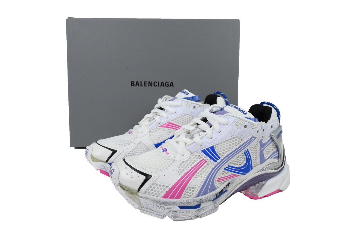 Balenciaga White Purple Powder