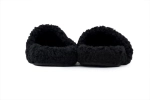 Balenciaga Furry Slide Coke Label Black2