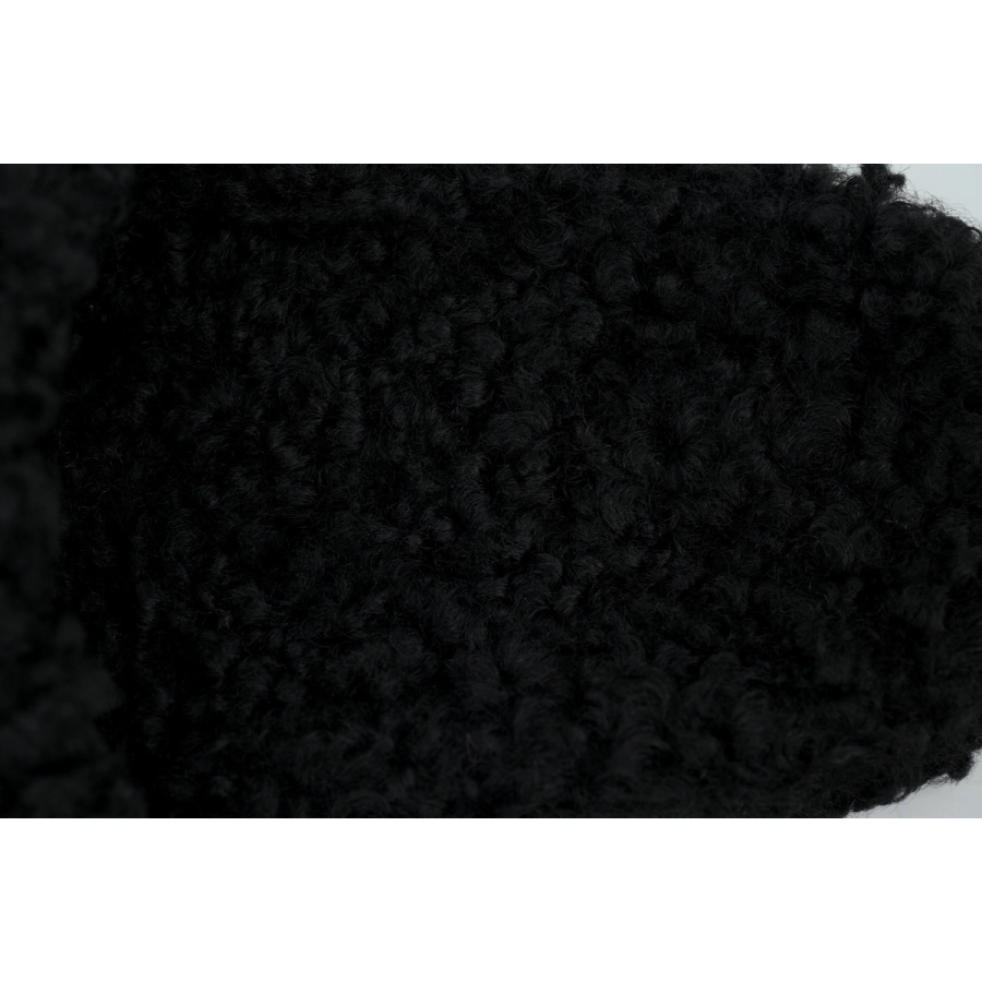 Balenciaga Furry Slide Coke Label Black