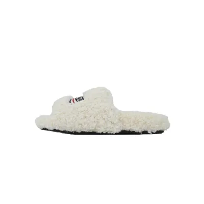 Balenciaga Furry Slide Coke Label White 01