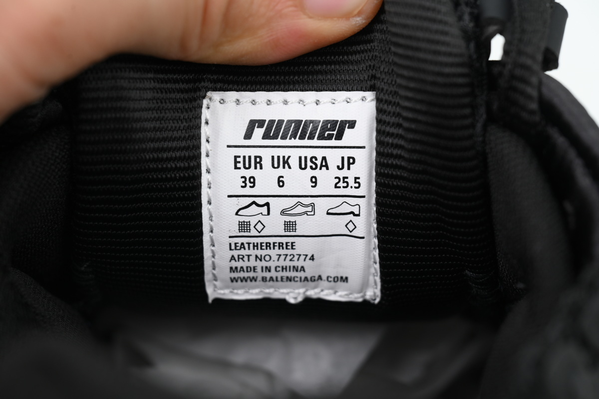 Balenciaga Runner Sneaker All Black