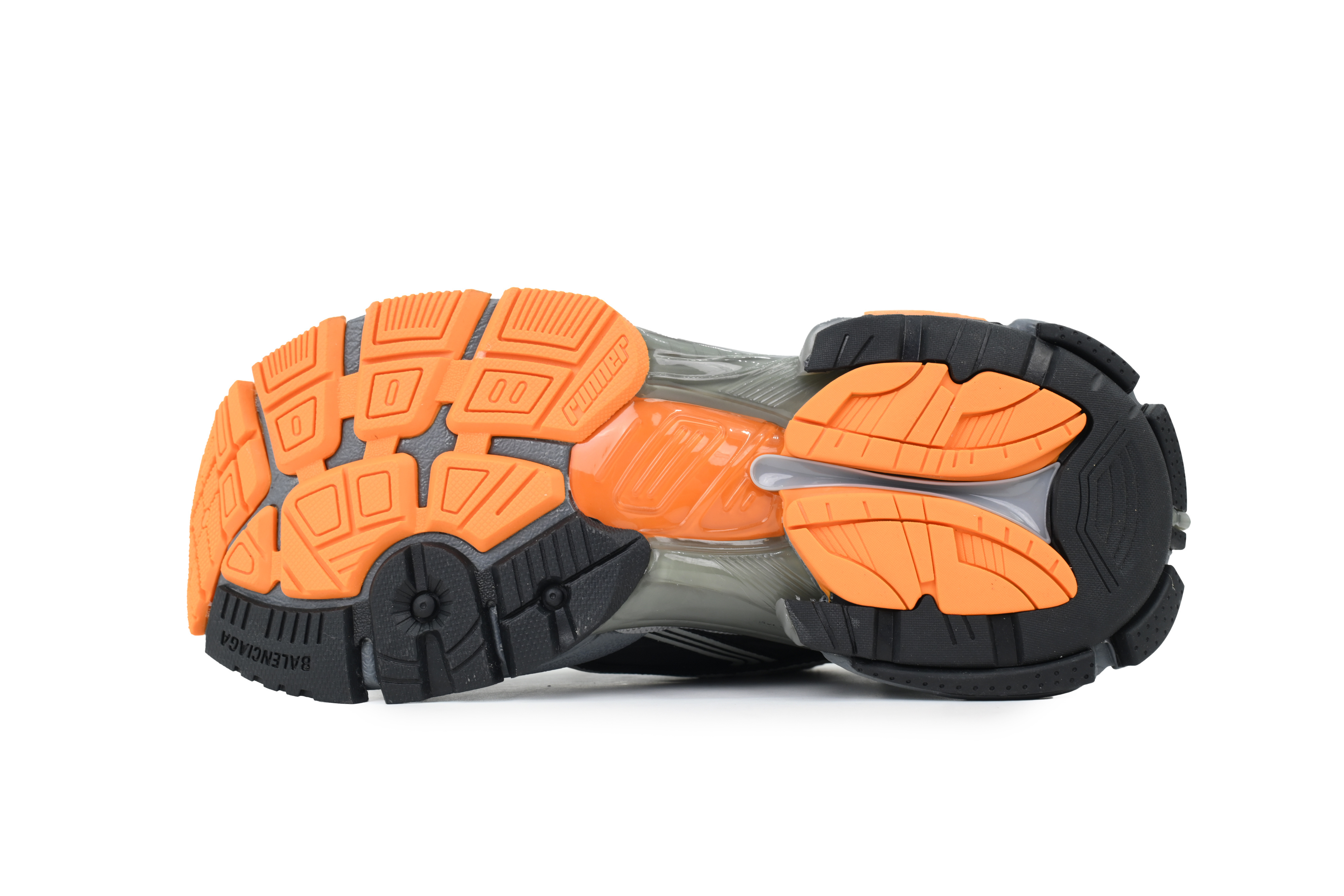 Balenciaga Runner Sneaker Black Fluo--Orange 772774 W3RNY 1878