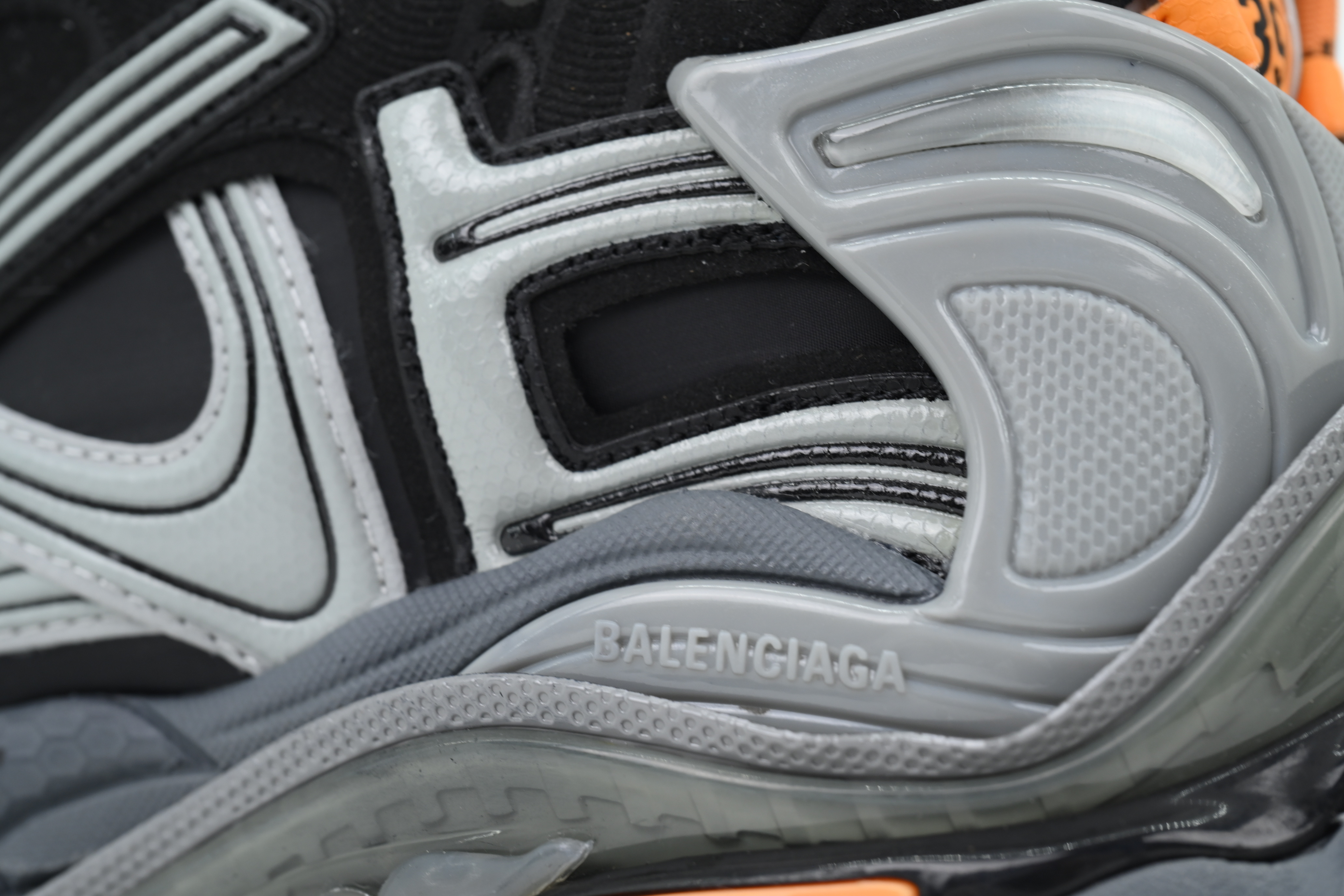 Balenciaga Runner Sneaker Black Fluo--Orange 772774 W3RNY 1878