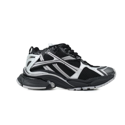 Balenciaga Runner Sneaker Black Silver 02