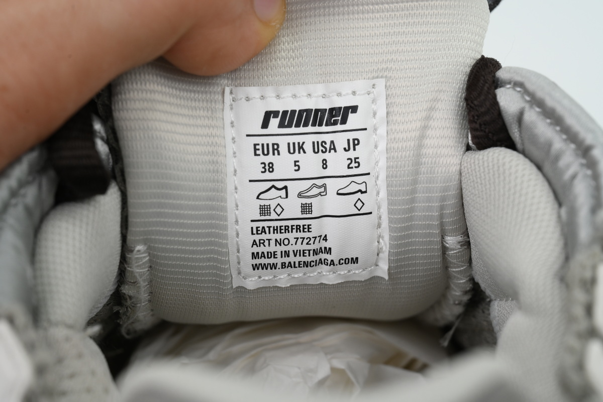 Balenciaga Runner Sneaker Grey--Brown 772774 W3RMU 2000