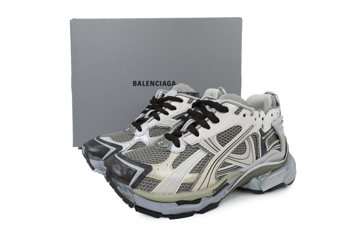Balenciaga Runner Sneaker Grey--Brown 772774 W3RMU 2000
