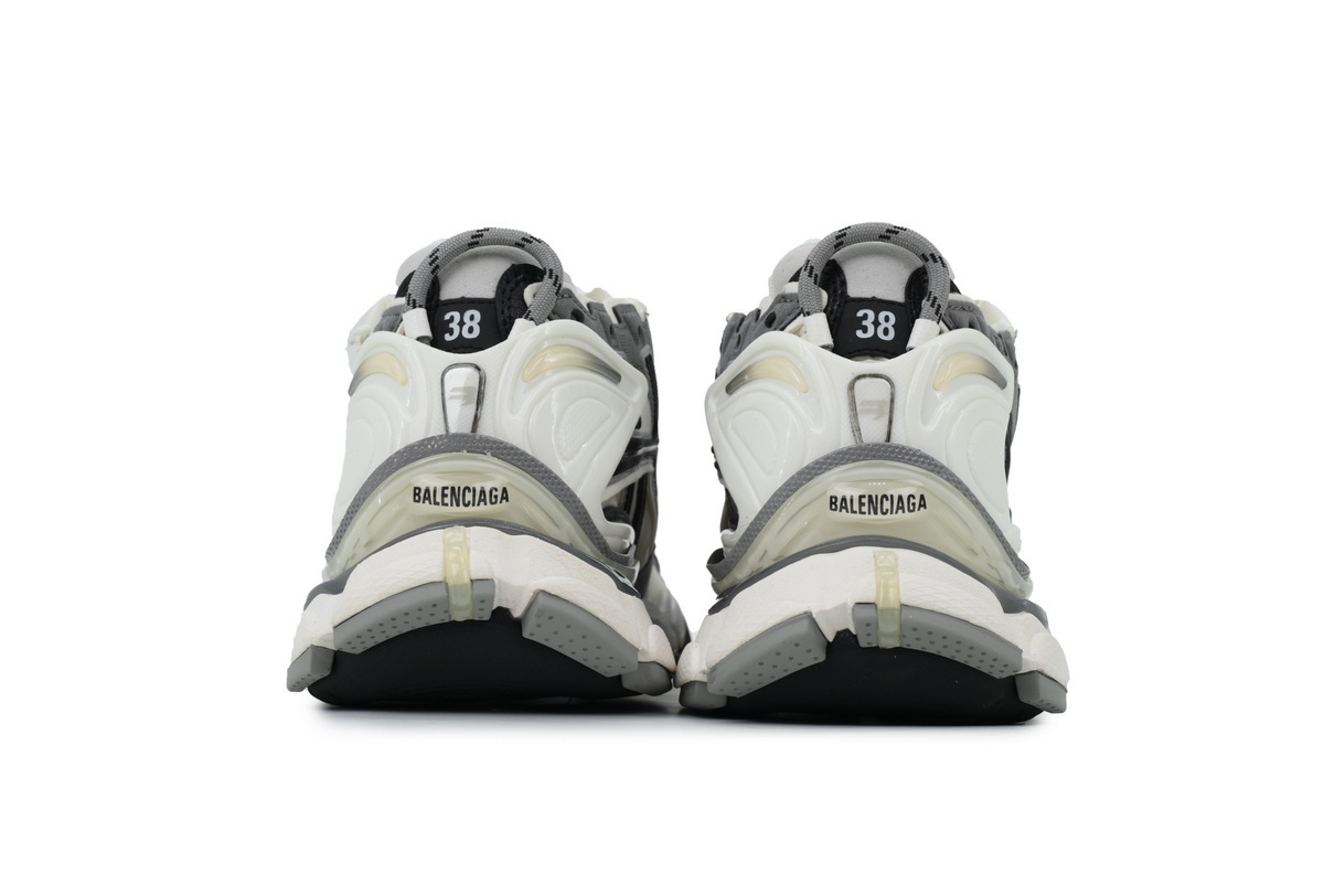 Balenciaga Runner Sneaker Grey--White-Black 772774 W3RNY 9012