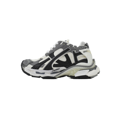 Balenciaga Runner Sneaker Grey--White-Black 772774 W3RNY 9012 01