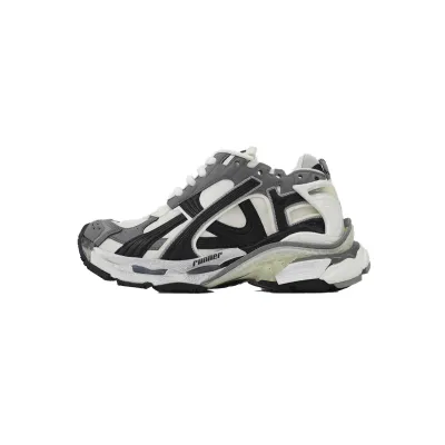 Balenciaga Runner Sneaker Grey--White-Black 772774 W3RNY 9012 01