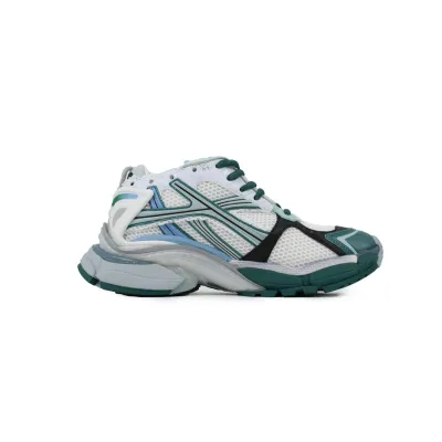 Balenciaga Runner Sneaker White Green Blue 772774 W3RMU 0623 02