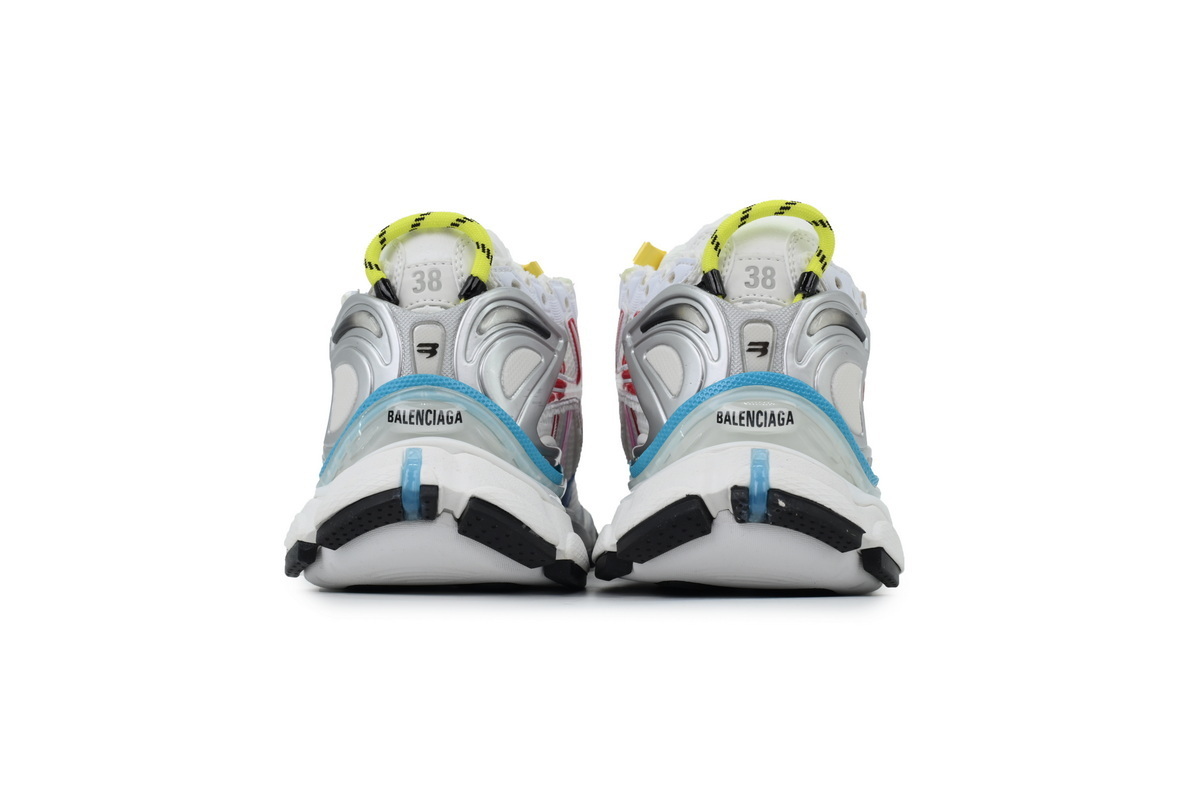 Balenciaga Runner Sneaker White Multi--Color 772774 W3RBW 9645