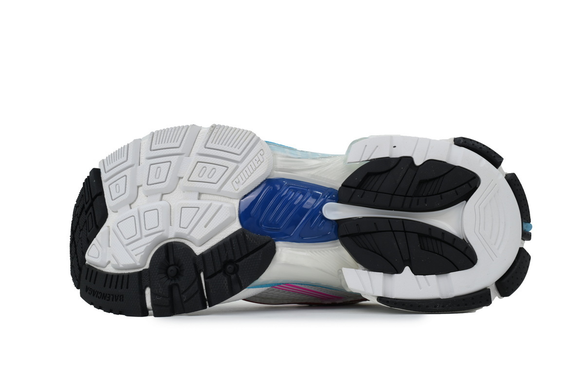 Balenciaga Runner Sneaker White Multi--Color 772774 W3RBW 9645