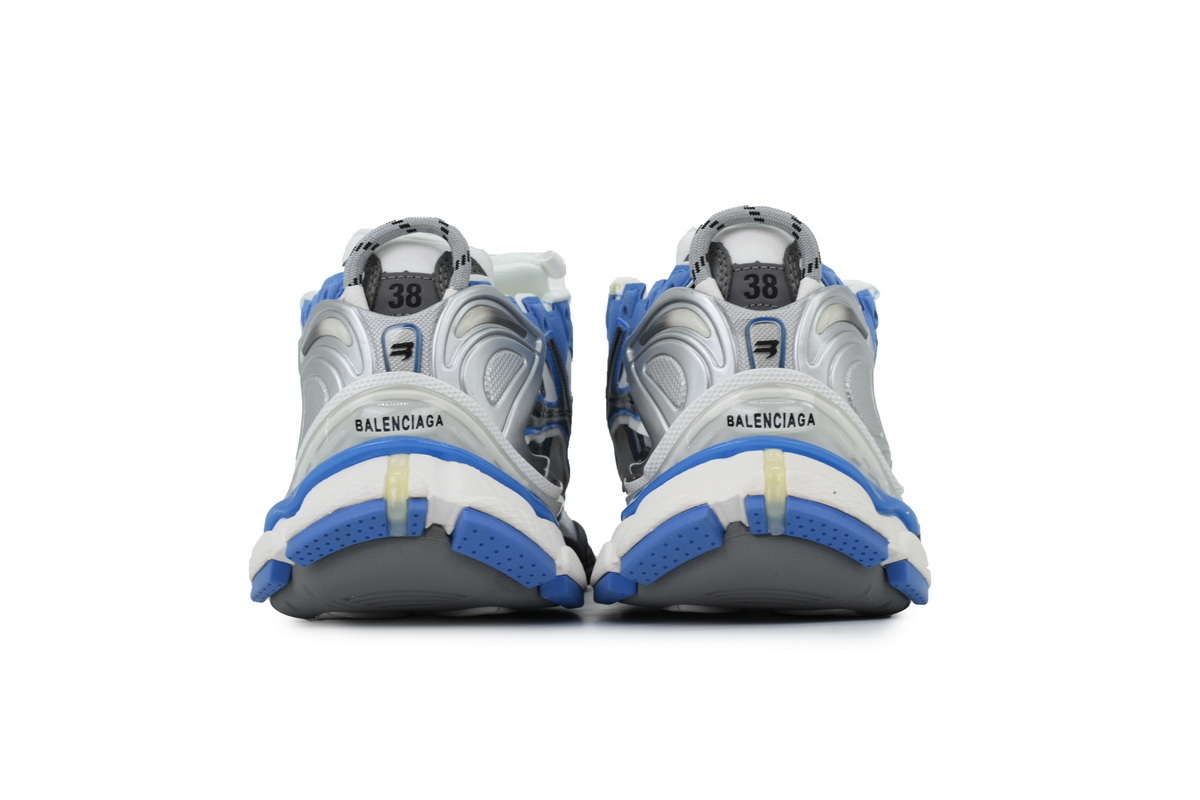 Balenciaga Runner Sneaker Worn Out Blue Grey 772774 W3RNY 4912