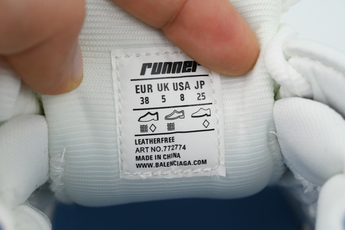 Balenciaga Runner Sneaker Worn Out Blue Grey 772774 W3RNY 4912