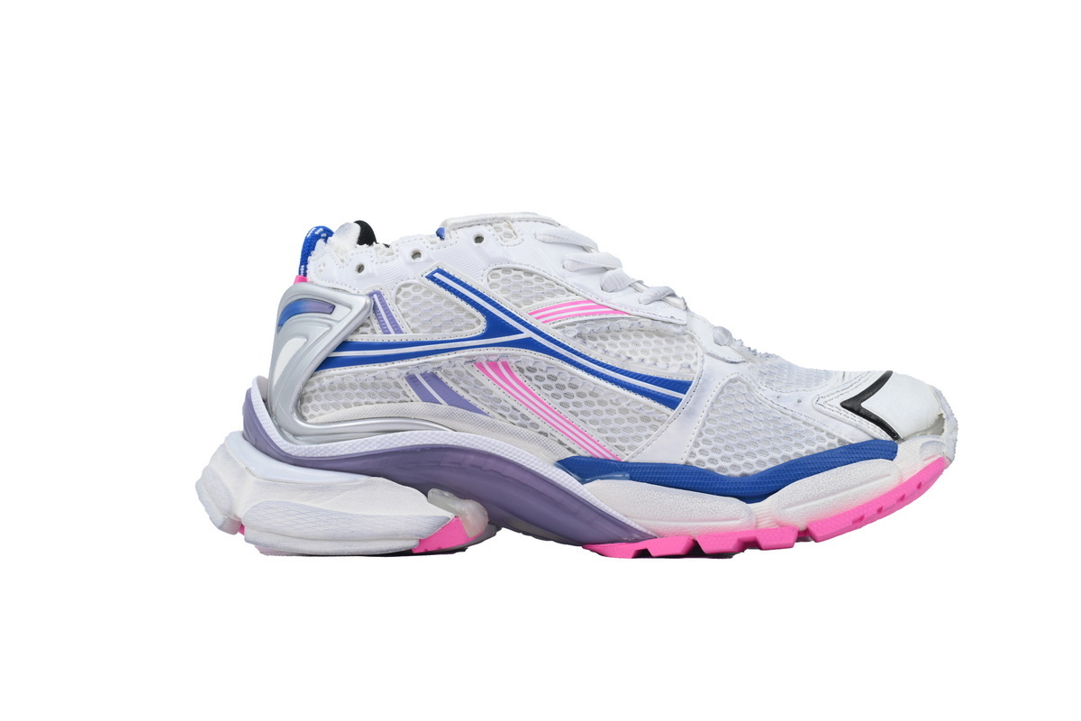 Top Version Balenciaga Runner Sneaker Purple Blue Powder 772767 W3RNY 6120