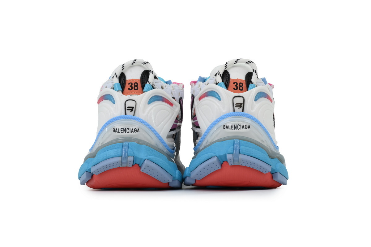 Balenciaga Wmns Runner Sneaker Grey Multi-Color 772767 W3RMU 9458 