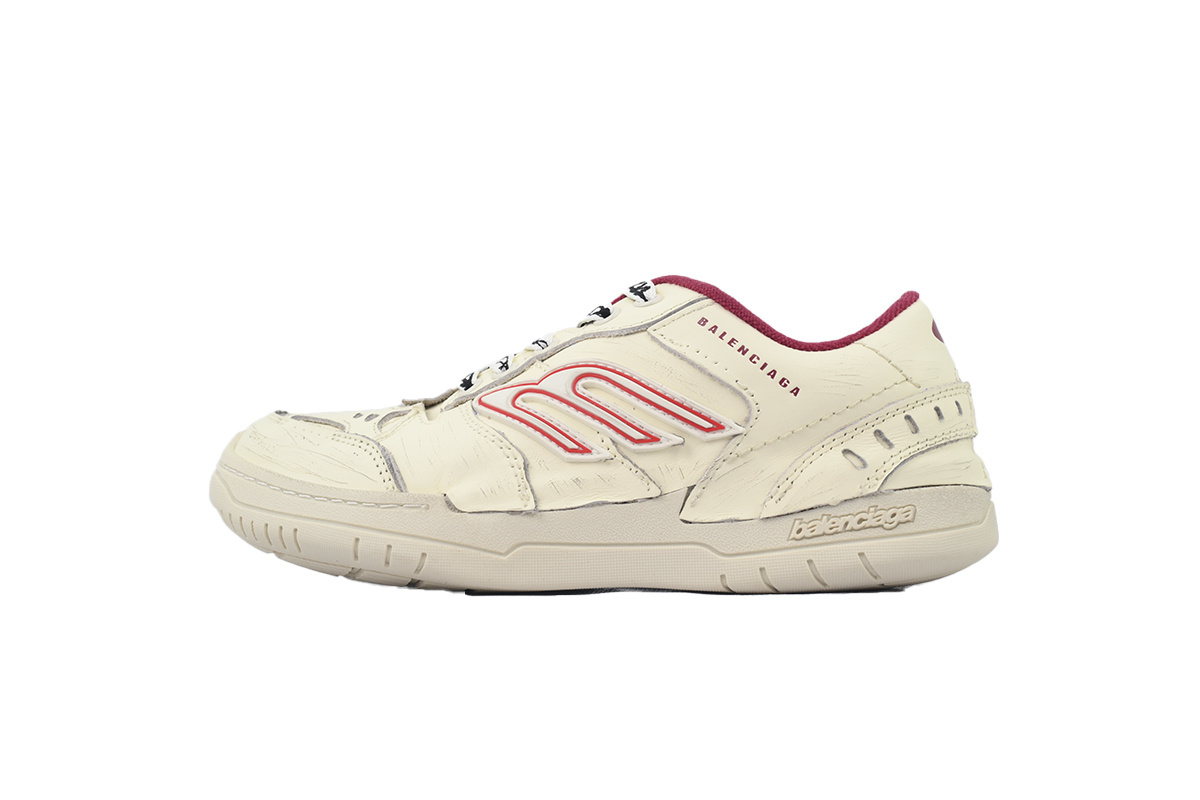 Balenciaga HAMPTONS WORN-OUT Beige Red 841765 WCURB 9141