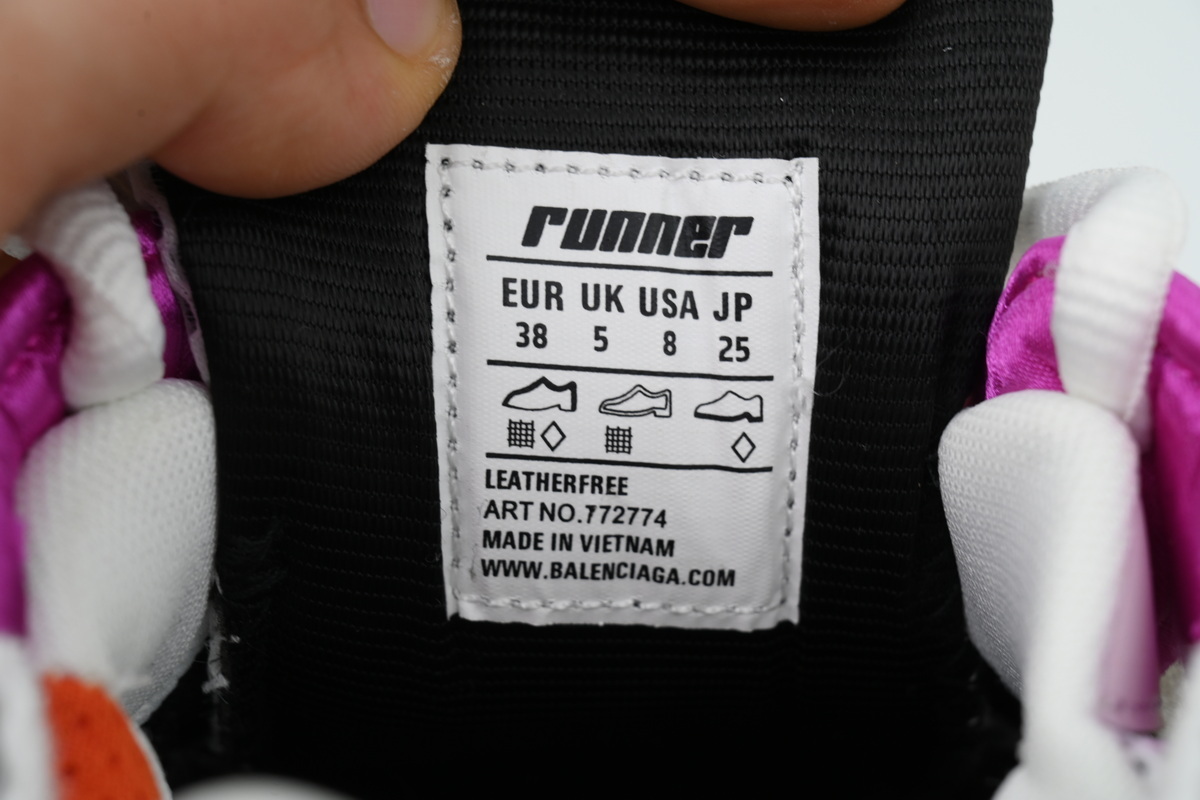 【FLASH SALE】Balenciaga Runner Sneaker Color Orange Powder 772767 W3RBW 9168