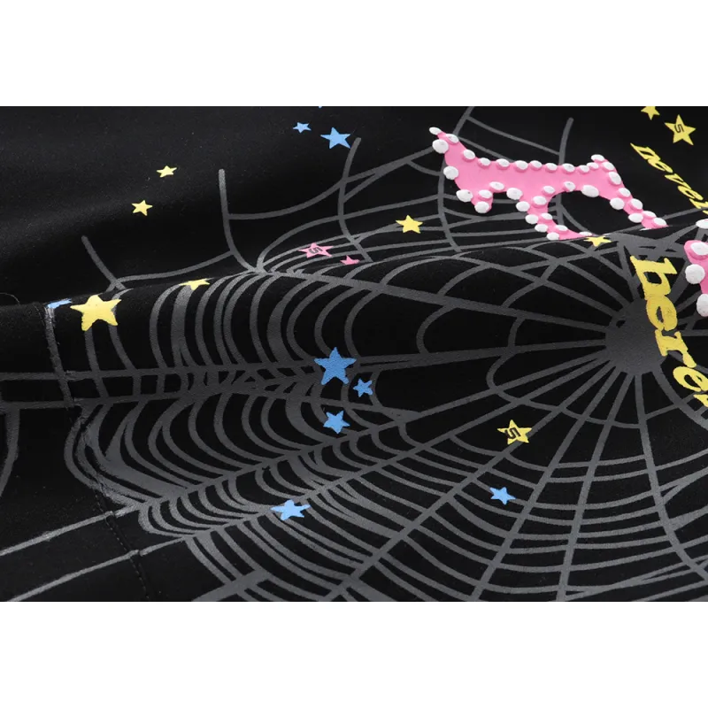 【FLASH SALE】Sp5der Young Thug Punk Hoodie Black